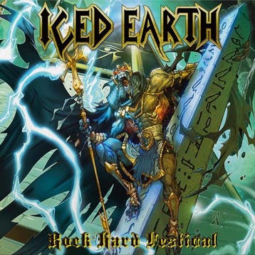lp nieuw - iced earth - ROCK HARD (BLUE TRANSPARANT) (nieuw), Cd's en Dvd's, Vinyl | Hardrock en Metal, Verzenden, Zo goed als nieuw