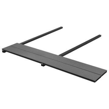 vidaXL Terrasplank 48 st Grijs WPC, Tuin en Terras, Verzenden, Nieuw