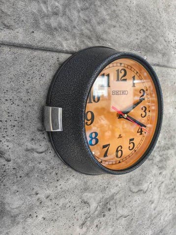 Wandklok - Seikosha CO. LTD Seiko - Staal, Bakeliet,