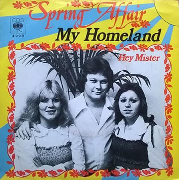 vinyl single 7 inch - Spring Affair - My Homeland, Verzenden, Zo goed als nieuw, 7 inch, Pop