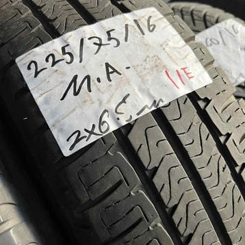 4 x Michelin 225-75-16 C Zomerbanden 6,5mm, 16 inch, Ophalen of Verzenden, Band(en), Bestelwagen