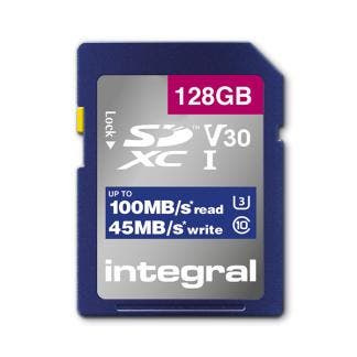 SDXC kaart | Integral | 128 GB (Class 10), Verzenden, Nieuw, Integral