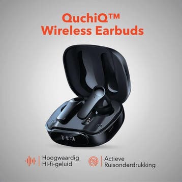 QuchiQ™ Draadloze Bluetooth Oordopjes, In-ear oortjes, Noise, Ophalen of Verzenden, Zo goed als nieuw
