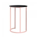 Statafel Kubo Curve | Aluminium/Volkern | Roze/Zwart | Ø8.., Verzenden, Nieuw in verpakking