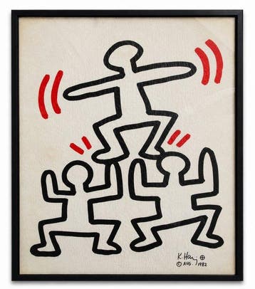 Keith Haring (1958-1990) - From Bayer Suite, Antiek en Kunst, Kunst | Designobjecten