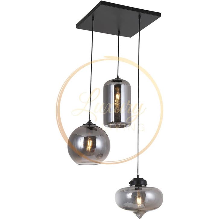 Ava 3-Licht Hanglamp Mix, Huis en Inrichting, Lampen | Overige, Nieuw, Verzenden