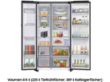 Samsung RS90F67BEF - Amerikaanse Koelkast - 614 L - IJs &, Witgoed en Apparatuur, Verzenden, Zo goed als nieuw