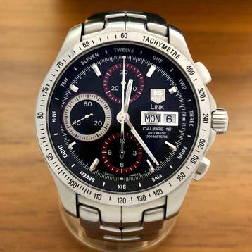TAG Heuer - Link Calibre 16 Chronograph Day-Date (Tiger