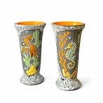 Vallauris - André Lamarche - Vaas (2) - Studio-keramiek vaas, Antiek en Kunst