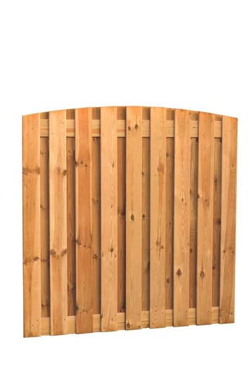 Grenen Schutting Geschaafd Met Toog 19-Planks Groen, Nieuw