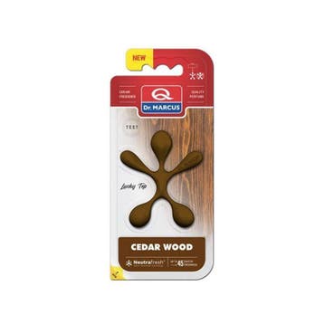 Dr. Marcus Lucky Top Cedar Wood Luchtverfrisser -, Ophalen of Verzenden, Nieuw