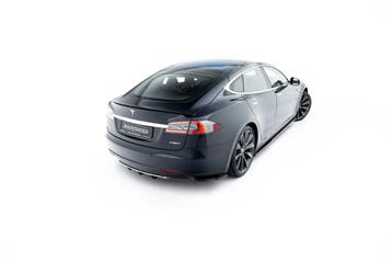 Spoiler Cap V.2 Tesla Model S Mk1 Maxton Glans Zwart, Ophalen of Verzenden, Nieuw