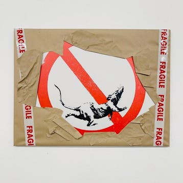 AIIROH - Escape From The Museum - Rat by Banksy, Antiek en Kunst