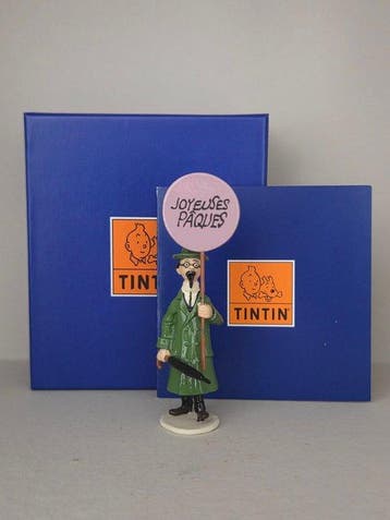 Pixi - Beeldje - Tintin - Figurine - Tournesol - Joyeuses, Nieuw
