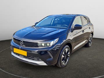 Zakelijke Lease |  Opel Grandland 1.6 Turbo Plug-In Hybrid L, Gebruikt, Overige brandstoffen, Zwart, Leder