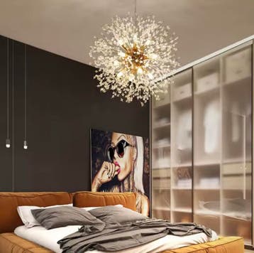 Paardenbloem LED Hanglamp – Moderne Acryl Sterrenhemel Lamp, Huis en Inrichting, Lampen | Hanglampen, Verzenden, Nieuw