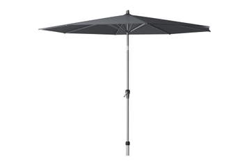 Platinum Riva parasol 3 m. antraciet, Tuin en Terras, Parasols, Verzenden, Nieuw, Stokparasol, Kantelbaar