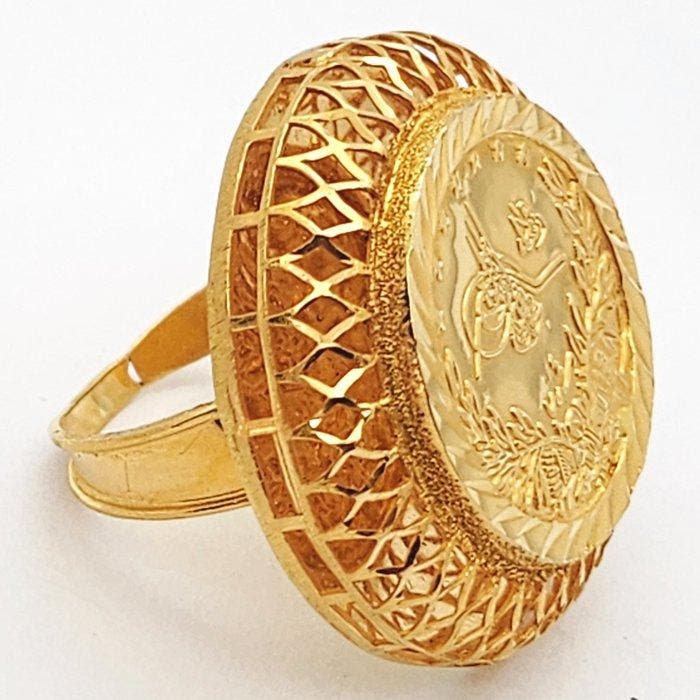 Ring - 21.6 kt. Geel goud, Sieraden, Tassen en Uiterlijk, Ringen