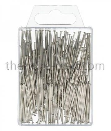 Steeknaalden etalagespeld kopspeld zilver 30 mm 350 st midi, Ophalen of Verzenden, Nieuw