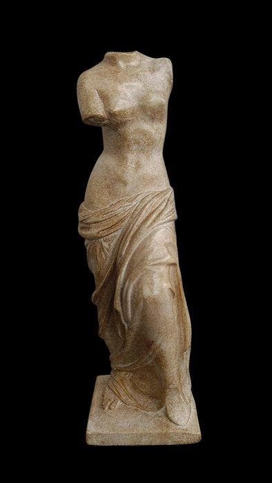 Figuur - Venere di Milo - marmerstof, Antiek en Kunst, Kunst | Designobjecten