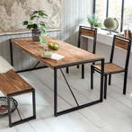 *WOONWINKEL* Sheesham Houten Eettafel 140 Cm, Huis en Inrichting, Tafels | Eettafels, Verzenden, Nieuw