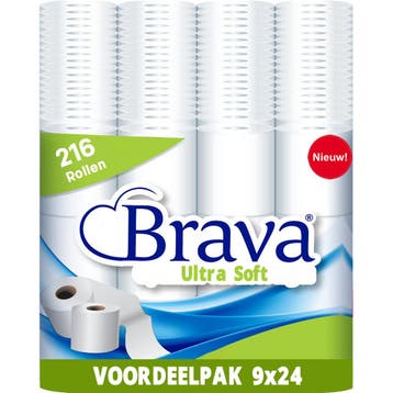 Voordeelverpakking: 216 Rollen - Ultra Soft Toiletpapier -, Ophalen of Verzenden