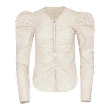 Marant Etoile • ecru blouse Benatea • 34 (FR36), Isabel Marant, Verzenden, Beige, Nieuw