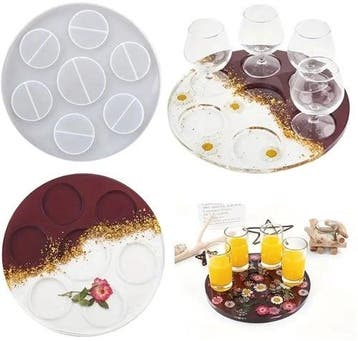 Siliconenmal voor drank glazen en fles epoxy resin 16 cm per, Ophalen of Verzenden, Nieuw