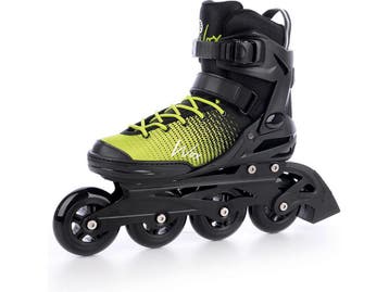 Tempish Wox 84 - Skeelers - 84mm wielen - Zwart Groen - 42, Verzenden, Nieuw