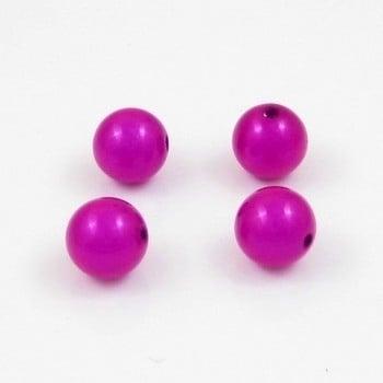 10 x Luxe acryl miracle beads kraal 12 mm fuchsia (Kralen), Ophalen of Verzenden, Nieuw, Kraal