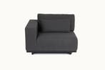 Flow. Lux loungebank sooty - 2-zitselement met armleuning, Ophalen of Verzenden, Nieuw