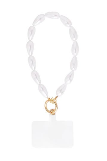 Goudlief Telefoonkoord fab pearl (Telefoonketting), Verzenden, Nieuw