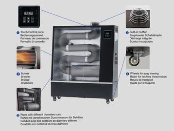 DELEKS® N-500 Infrarood Heater Diesel Kachel Verwarming 16kW, Huis en Inrichting, Verzenden, Nieuw, Overige brandstoffen, Vrijstaand