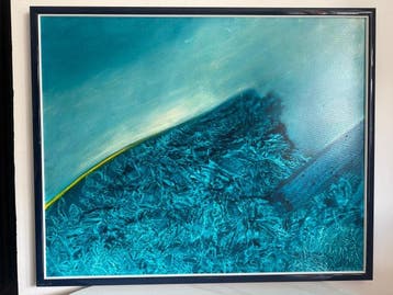 Tomo Vran (1946) - Large Academic Abstract Seascape
