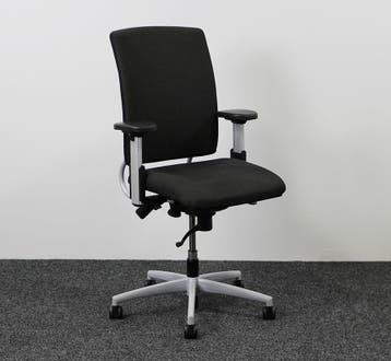 Bureaustoel Dauphin Extender - Antraciet Geblokt, Ophalen of Verzenden, Ergonomisch, Gebruikt, Bureaustoel