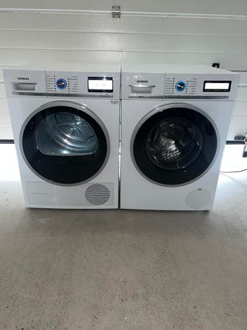 TOPSET! SIEMENS 9KG WASMACHINE SIEMENS 9KG WARMTEPOMPDROGER!, Energieklasse A of zuiniger, Minder dan 85 cm, 8 tot 10 kg, Ophalen of Verzenden