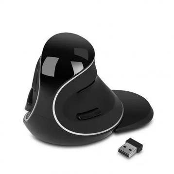 Delux grip mouse plus - rechtshandig ergonomische muis - dra, Computers en Software, Muizen, Verzenden, Nieuw