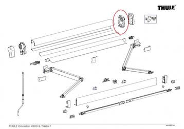 Thule Binnenkap RH 4900, Caravans en Kamperen, Ophalen of Verzenden, Nieuw, Thule