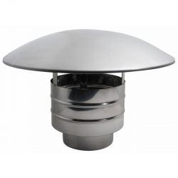 ENKELWANDIG ROOKKANAAL  TREKKENDE REGENKAP, DIAMETER Ø450, Ophalen of Verzenden, Nieuw