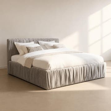 ARCTIC LIVING® Nunavut Gestoffeerd Opbergbed - 160 x 200, Nieuw