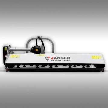 Klepelmaaier Jansen EFGCH-240 cm met hydraulische zijdelings, Verzenden, Onkruidbestrijding