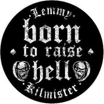 Lemmy Motörhead Born to Raise Hell Backpatch off.merchandise, Verzamelen, Muziek, Artiesten en Beroemdheden, Ophalen of Verzenden