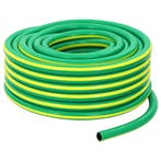vidaXL Tuinslang 5-Lags Groen en Geel 3 / 4 50 m PVC, Verzenden, Nieuw