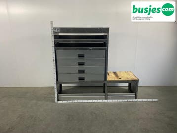 Aluca bedrijfswageninrichting 1625x520x1250mm (2985), Ophalen of Verzenden