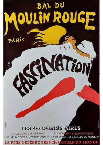 René Gruau - Bal du Moulin Rouge - RENÉ GRUAU, Fascination
