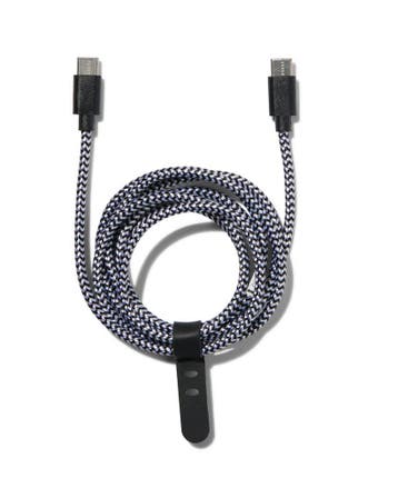 HEMA Laadkabel USB-C/USB-C 2.0 1.5m, Computers en Software, Overige Computers en Software, Verzenden, Nieuw