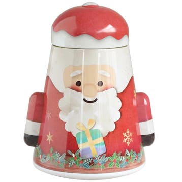 Kerstman Blik - Kerst Kerstmis Pot - Kerstartikelen voor Bin, Verzenden, Nieuw