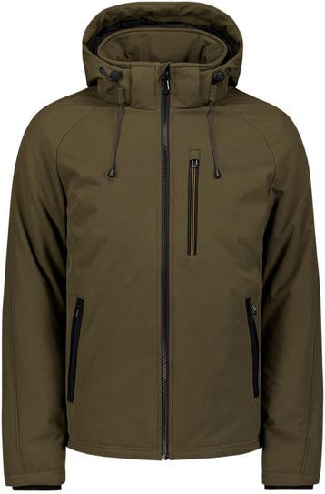 No Excess Jas Softshell Taupe maat 3XL Heren, Kleding | Heren, Overige kleuren, Verzenden, Nieuw, Overige maten