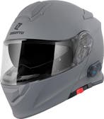 Bogotto H271 BT Bluetooth Helm Grijs, Verzenden, Nieuw met kaartje, Systeemhelm, Overige merken