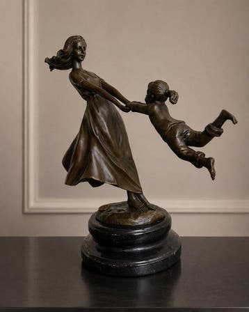 Milo (1919-1978) - after - sculptuur, Moeder met kind in